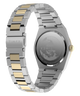 TW2Y81500 Q Reloj Timex Marbella de 40,5 mm con brazalete de acero inoxidable. Imagen del fondo de la caja con accesorio