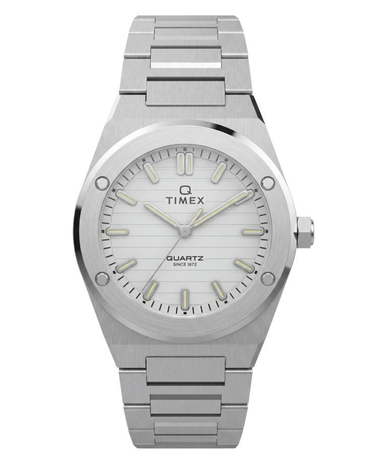 TW2Y81800 Q Reloj Timex Marbella de 34 mm con brazalete de acero inoxidable   Imagen principal