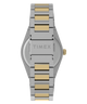 TW2Y81900 Q Timex Marbella, correa de acero inoxidable de 34 mm. Imagen de la correa del reloj
