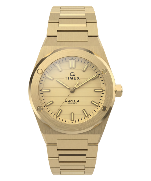 TW2Y82000 Q Reloj Timex Marbella de 34 mm con brazalete de acero inoxidable. Imagen principal