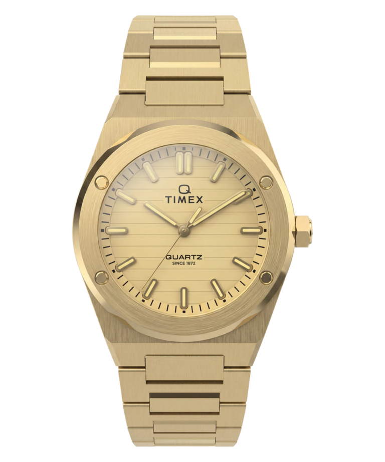 TW2Y82000 Q Reloj Timex Marbella de 34 mm con brazalete de acero inoxidable. Imagen principal