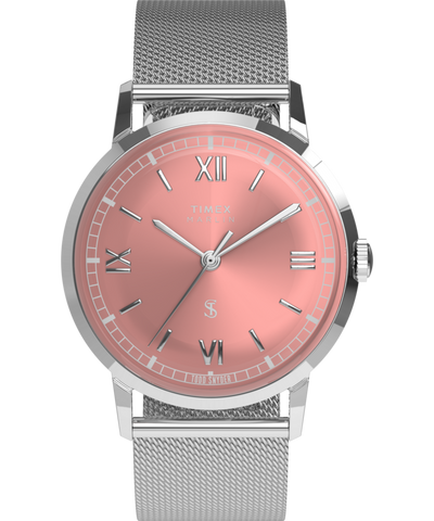 TW2Y83900 Todd Snyder x Timex Marlin® Mesh 34mm Stainless Steel Bracelet Watch Primary Image