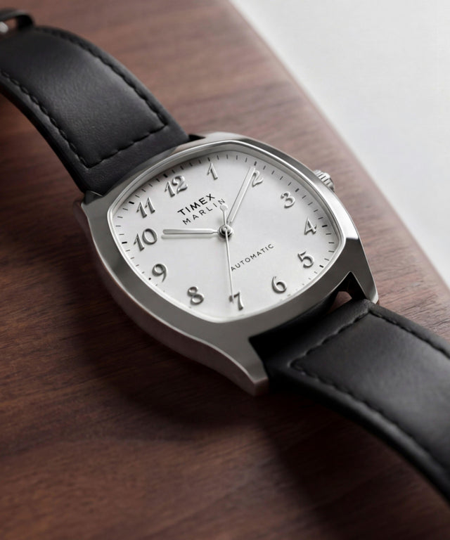 TW2Y84300 Marlin® Chatham Automatic 36mm Leather Strap Watch   Campaign Key Silhouettes (Beauty shots) Image