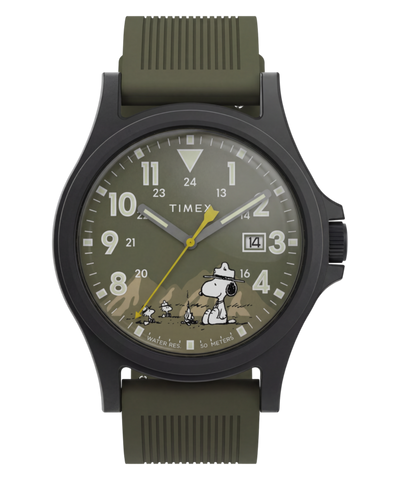 TW2Y84600 Peanuts® x Timex Expedition® Acadia 40mm Silicone Strap Watch   Primary Image