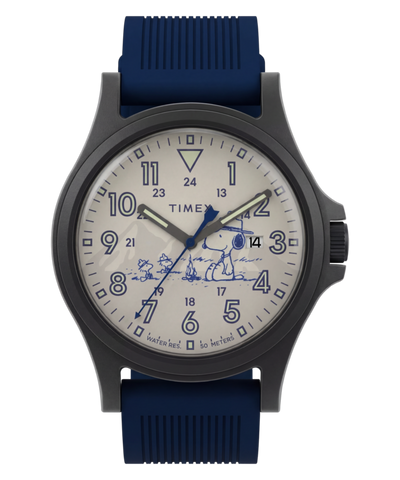 TW2Y84700 Peanuts® x Timex Expedition® Acadia 40mm Silicone Strap Watch Primary Image