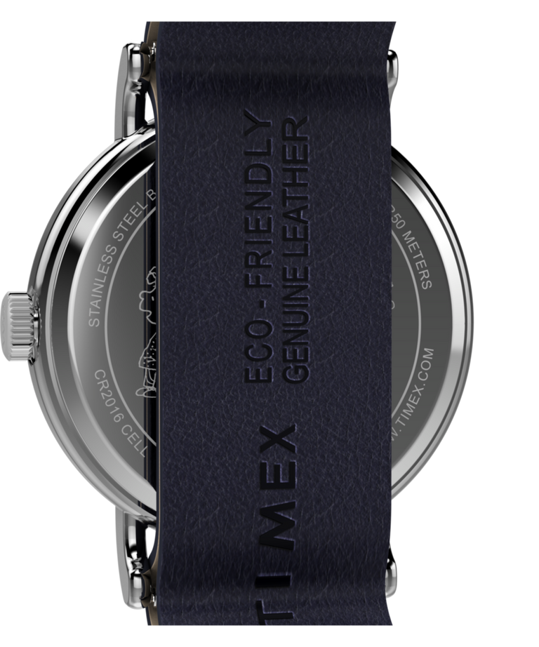 TW2Y84900 Reloj Peanuts® x Timex Weekender Astronomy de 40 mm con correa de piel   Imagen del fondo de la caja