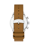 TW2Y85000 Timex Weekender® New England Chronograph 40mm Leather Strap Watch   Strap Image