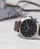 TW2Y85200 Timex Weekender® New England Chronograph 40mm Leather Strap Watch Campaign Key Silhouettes (Beauty shots) Image