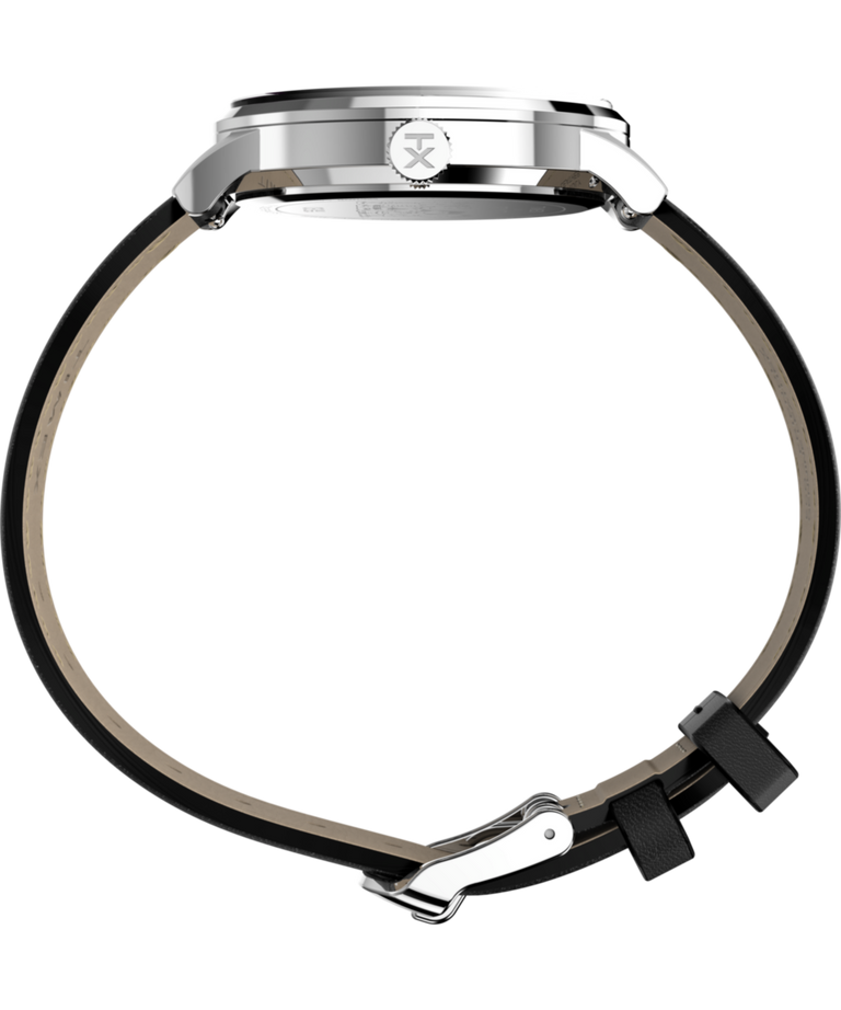 TW2Y85600 Reloj Peanuts® x Timex Waterbury Classic de 40 mm con correa de piel  Imagen de perfil