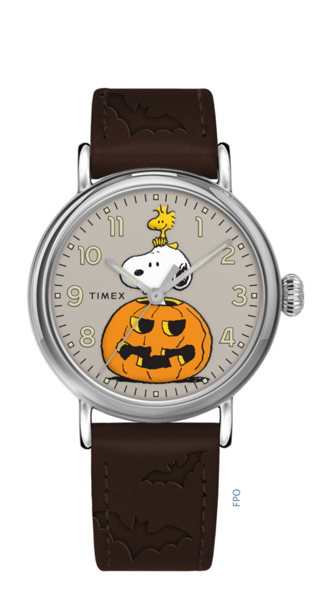 TW2Y85800 Peanuts® x Timex Weekender® Pumpkin 40mm Leather Strap Watch   Primary Image