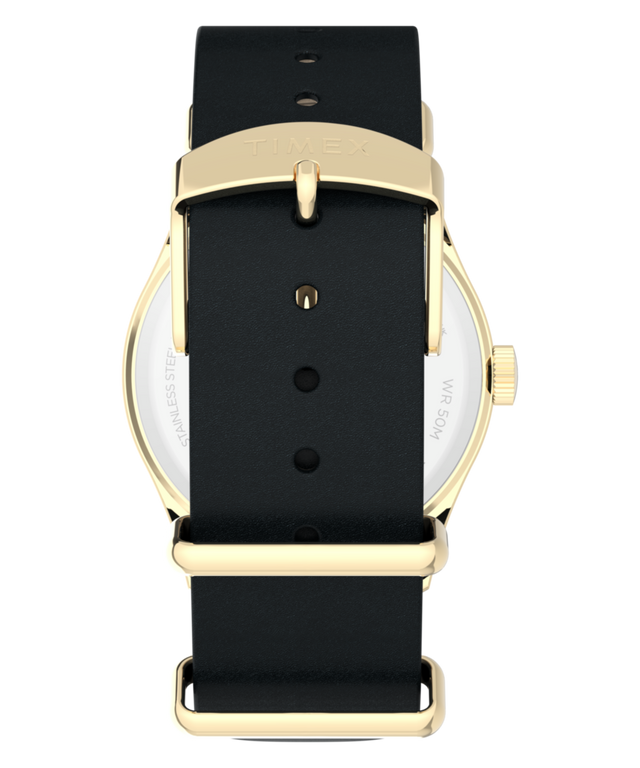 TW2Y86600 Timex Weekender® New England 34mm Leather Strap Watch Strap Image