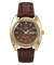 TW2Y87200 Timex 1978 Day Date Fumé Reissue 37mm Leather Strap Watch Primary Image