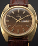 TW2Y87200 Timex 1978 Day Date Fumé Reissue 37mm Leather Strap Watch Alt Beauty Shot 4