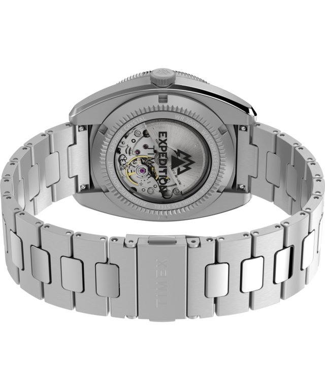 TW2Y87400 Expedition® Pioneer Automatic 41mm Stainless Steel Bracelet Watch Caseback with Attachment Image