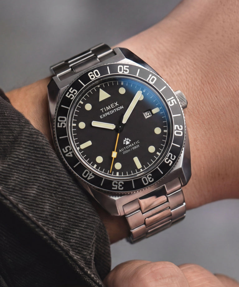 TW2Y87400 Expedition® Pioneer Automatic 41mm Stainless Steel Bracelet Watch Primary Wrist Image
