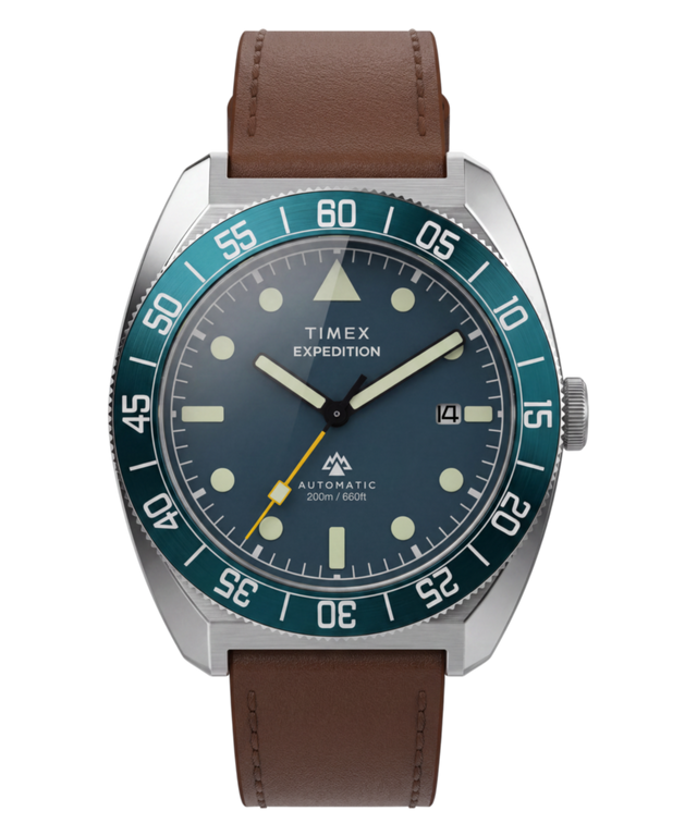 TW2Y87500 Expedition® Pioneer Automatic 41mm Leather Strap Watch Primary Image