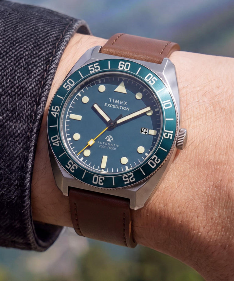 TW2Y87500 Expedition® Pioneer Automático, 41 mm, correa de piel. Imagen principal de la muñeca