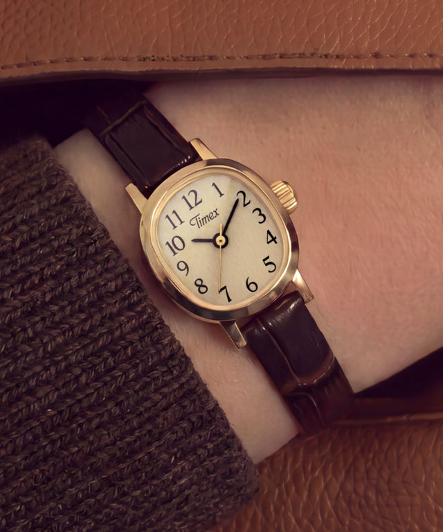 TW2Y87700 Reloj Cavatina® Mini con correa de piel de 17 mm   Imagen principal de la muñeca