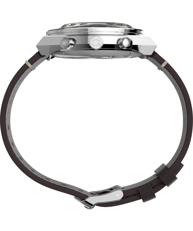 TW2Y88700 Q Timex Chronograph 40mm Leather Strap Watch Profile Image