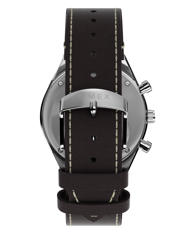 TW2Y88700 Q Timex Chronograph 40mm Leather Strap Watch Strap Image
