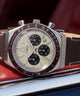 TW2Y88700 Q Timex Chronograph 40mm Leather Strap Watch Campaign Key Silhouettes (Beauty shots) Image