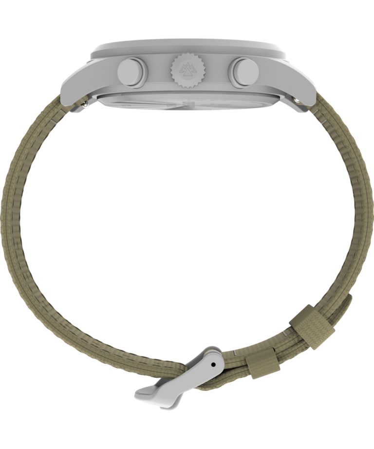 TW2Y89300 Expedition® Sierra Cronógrafo de 43 mm con correa de tela: imagen de perfil del reloj