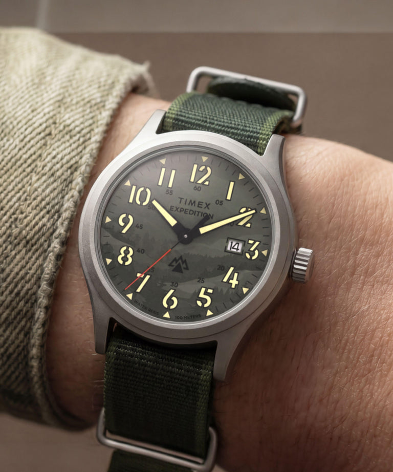 TW2Y89500 Reloj Expedition® Sierra con correa de tela de 40 mm. Imagen principal de la muñeca