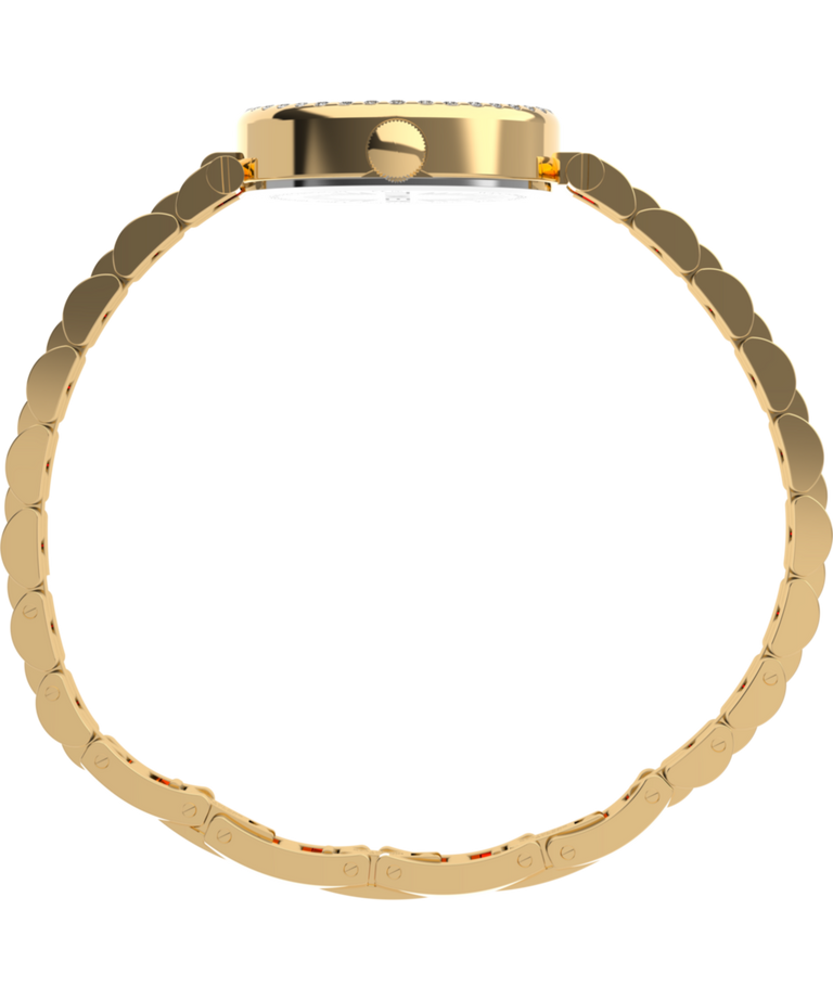 TW2Y90100 Cavatina®: imagen de perfil del reloj con brazalete de acero inoxidable de 19 mm