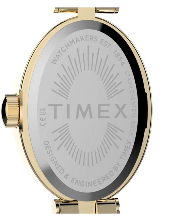 TW2Y90100 Cavatina®: imagen del fondo de la caja del reloj con brazalete de acero inoxidable de 19 mm