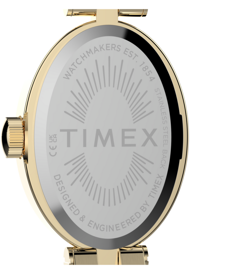 TW2Y90100 Cavatina®: imagen del fondo de la caja del reloj con brazalete de acero inoxidable de 19 mm
