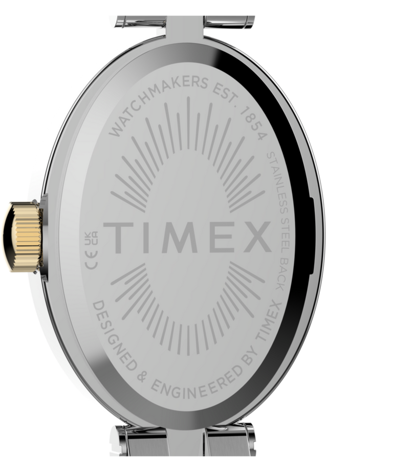 TW2Y90200 Cavatina®: imagen del fondo de la caja del reloj con brazalete de acero inoxidable de 19 mm