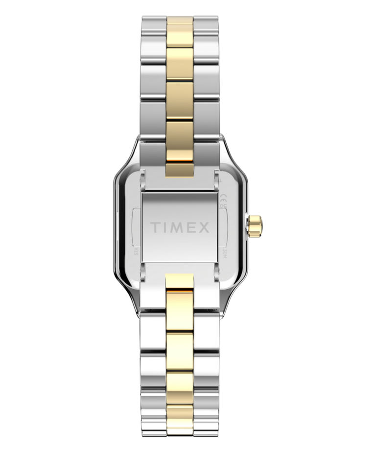 TW2Y90400 Addison: correa de reloj de acero inoxidable de 23 mm. Imagen