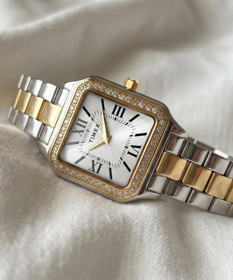 TW2Y90400 Reloj Addison con brazalete de acero inoxidable de 23 mm: siluetas clave de la campaña (fotos de producto) Imagen
