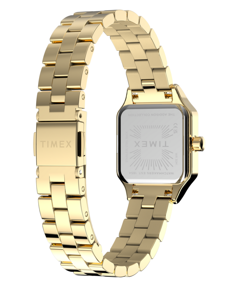 TW2Y90500 Addison 23mm Stainless Steel Bracelet Watch Caseback with Attachment Image