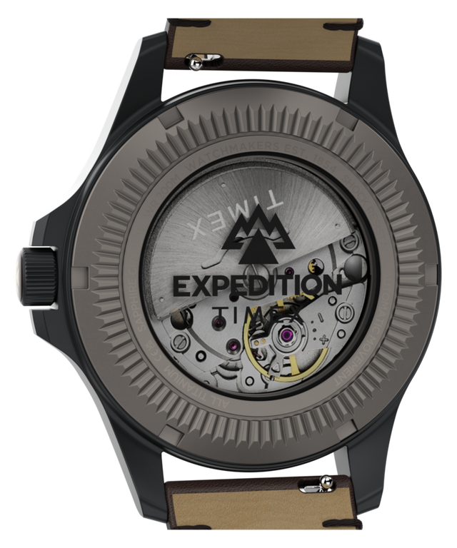 TW2Y90900 Expedition® Field Post Titanium Automatic 41mm Leather Strap Watch Caseback Image
