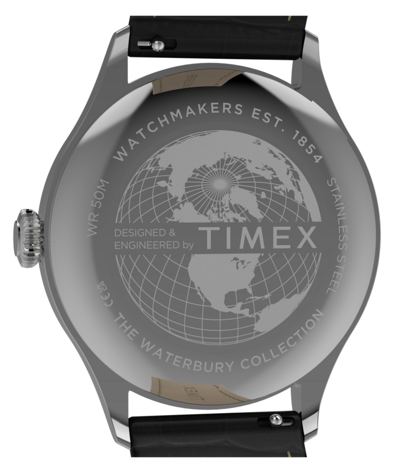 TW2Y92000 Waterbury Classic Sub-Second, reloj de 39 mm con correa de piel: imagen del fondo de la caja