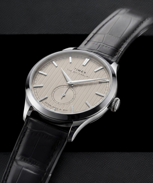 TW2Y92000 Waterbury Classic Sub-Second 39mm Leather Strap Watch Alt Beauty Shot 4