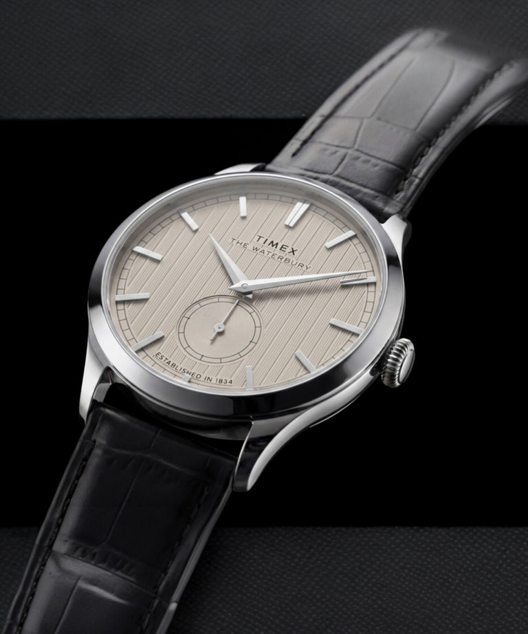 TW2Y92000 Waterbury Classic Sub-Second 39mm Leather Strap Watch Alt Beauty Shot 4
