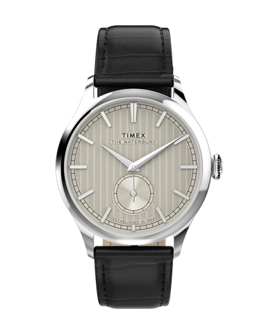TW2Y92000 Waterbury Classic Sub-Second 39mm Leather Strap Watch Primary Image