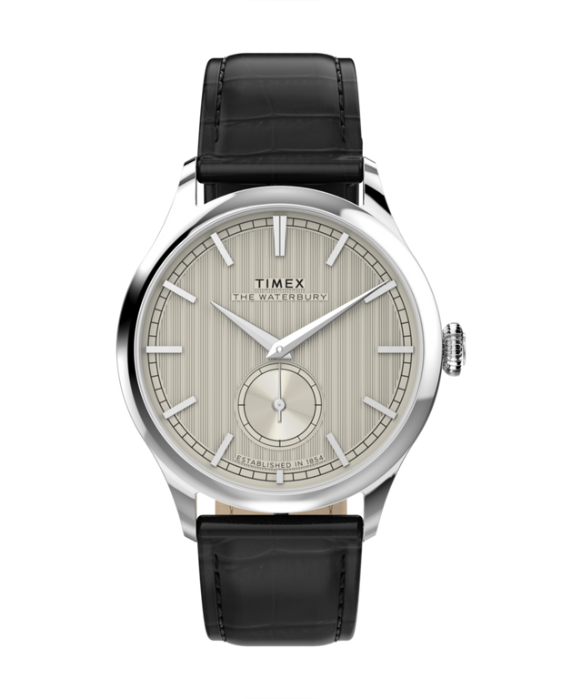 TW2Y92000 Reloj Waterbury Classic Sub-Second de 39 mm con correa de piel. Imagen principal