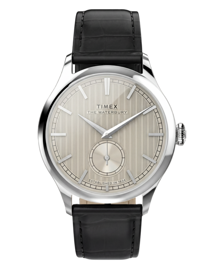 TW2Y92000 Waterbury Classic Sub-Second 39mm Leather Strap Watch Primary Image