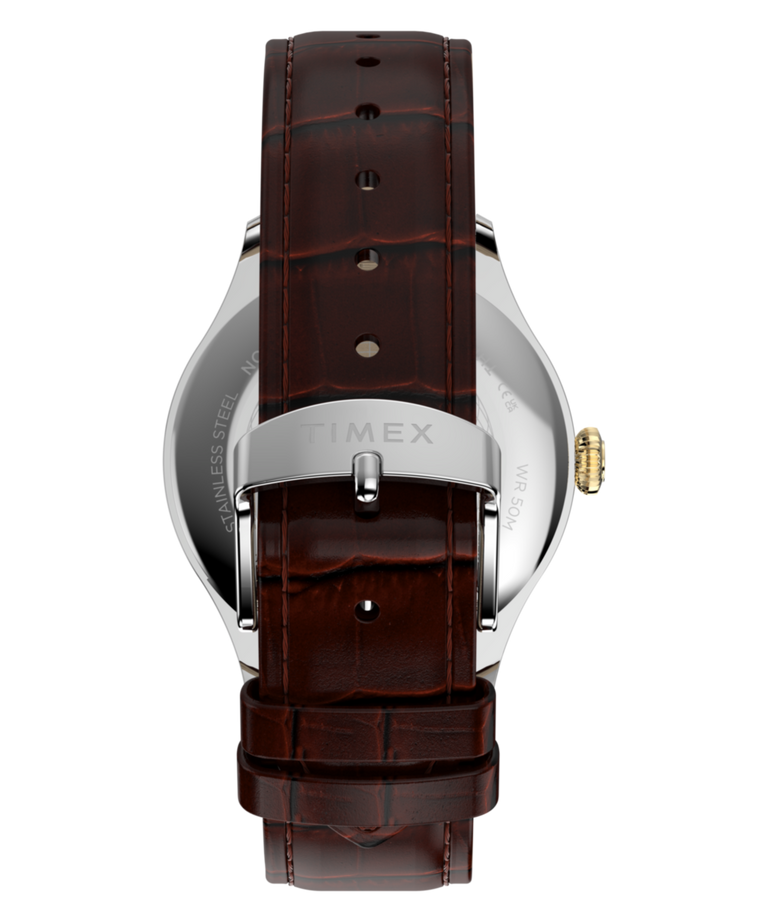 TW2Y92100 Waterbury Classic Sub-Second 39mm Leather Strap Watch Strap Image