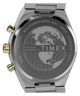 TW2Y92300 Q Timex Continental Chronograph 36mm Stainless Steel Bracelet Watch Caseback Image