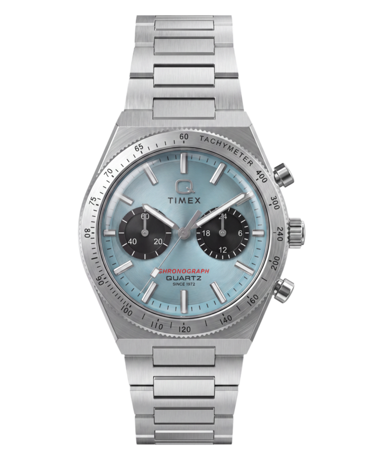 TW2Y92400 Q Timex Continental Chronograph 36mm Stainless Steel Bracelet Watch Primary Image