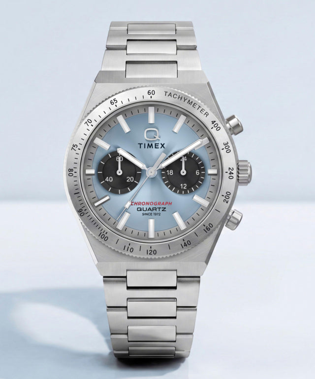 TW2Y92400 Q Timex Continental Chronograph 36mm Stainless Steel Bracelet Watch Collab Additional Image