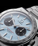 TW2Y92400 Q Timex Continental Chronograph 36mm Stainless Steel Bracelet Watch Alt Beauty Shot 4