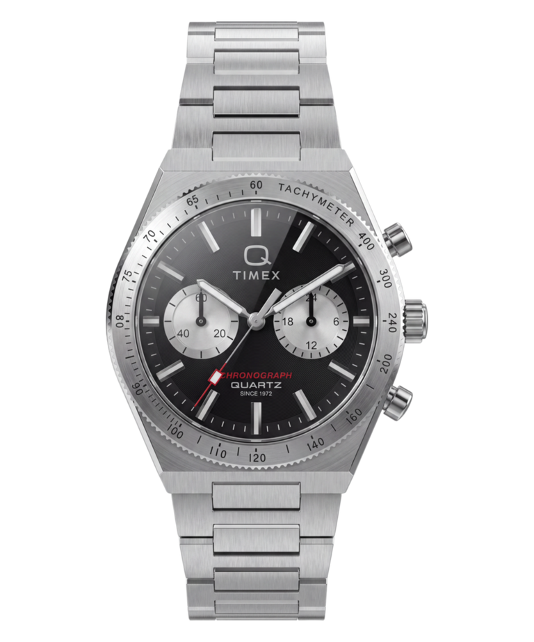 TW2Y93200 Q Reloj Timex Continental Chronograph de 36 mm con brazalete de acero inoxidable   Imagen principal