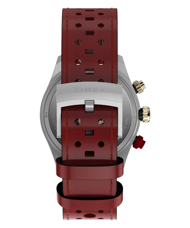 TW2Y93400 Waterbury Heritage Chronograph de 39 mm con correa de piel. Imagen de la correa del reloj