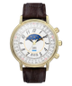TW2Y99000 Timex 1990 Moon Phase and Calendar Dial Reissue 37mm Leather Strap Watch Primary Image