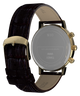 TW2Y99000 Timex 1990 Moon Phase and Calendar Dial Reissue 37mm Leather Strap Watch Caseback with Attachment Image